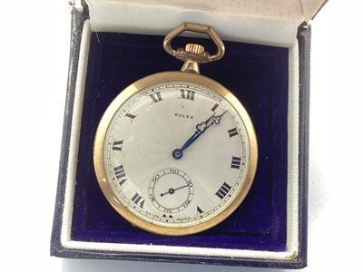 Lot 221 - Rolex; A Vintage Rolled Gold Cased Openface...