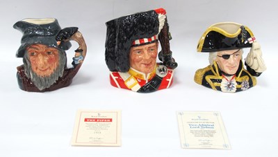 Lot 1258 - Royal Doulton character jugs to include 'The...