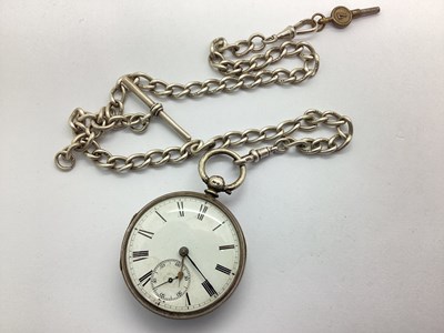 Lot 269 - A Hallmarked Silver Cased Openface Pocket...
