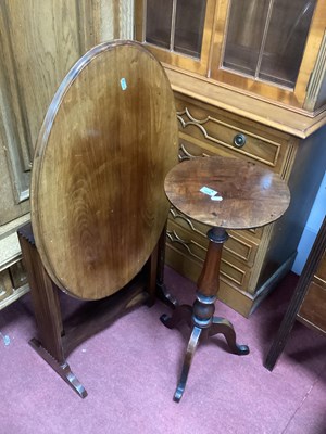Lot 1528 - XIX Century Mahogany Plant Table with Circular...