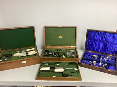 Lot 170 - A Twelve Setting Canteen of EPNS Fish Cutlery,...