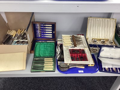 Lot 162 - A Quantity of Plated Flatware, to include...