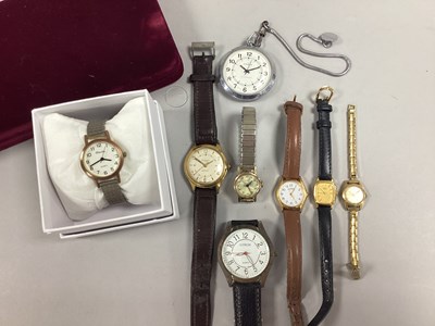 Lot 197 - A Selection of Ladies and Gents Wristwatches,...