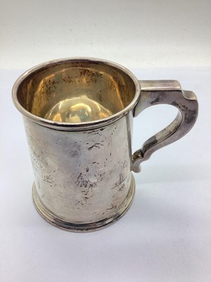 Lot 4 - A Hallmarked Silver Christening Mug, William...