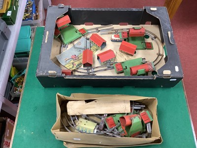 Lot 574 - A Mid XX Century Tinplate Clap-Railway...