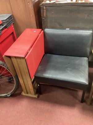 Lot 1520 - Metal and Teak Framed Easy Chair, circa 1970s...