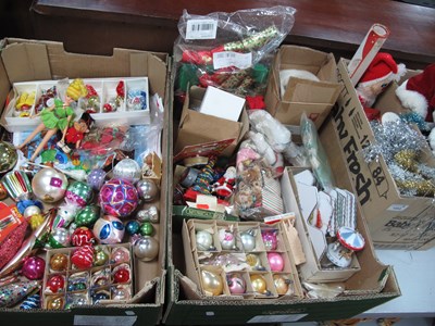 Lot 1053 - Christmas Decorations, to include many vintage...