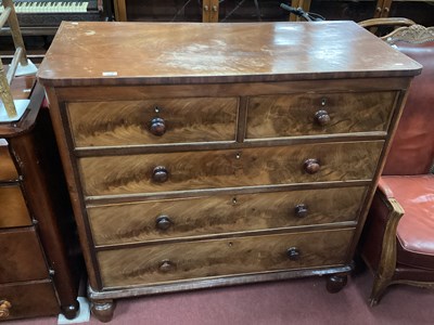Lot 1546 - XIX Century Mahogany Chest of Drawers, with...