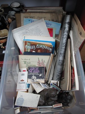 Lot 1044 - Cigarette Cards, postcards, theatre programmes,...