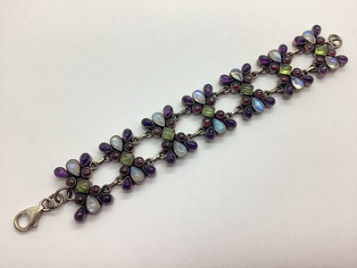 Lot 124 - A Highly Decorative Gemstone Inset Panel...