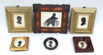 Lot 1395 - Silhouettes in The Style of John Miers, The...
