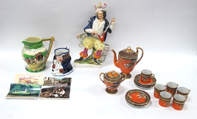 Lot 1267 - XIX Century Staffordshire Flatback 'Will Watch'...