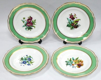 Lot 1197 - XIX Century Copeland Porcelain Cabinet Plates...