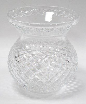 Lot 1234 - A Waterford Crystal Corset Bouquet Vase, cut...