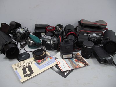 Lot 1001 - Cameras; A Quantity Of Cameras and Camera...
