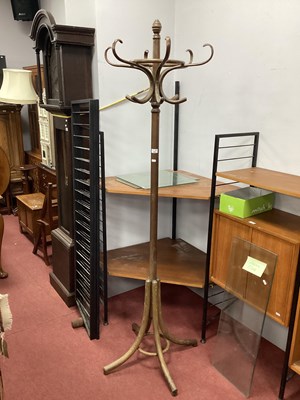 Lot 1584 - Bentwood Hat and Coat Stand, with six upper...