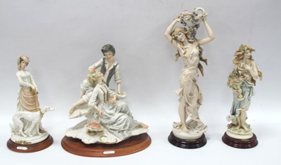 Lot 1271 - Giuseppe Armani Figurines (2), two others by...