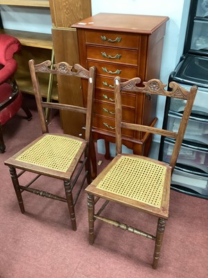 Lot 1587 - Jewellery Cabinet with Lift Up Lid, six...