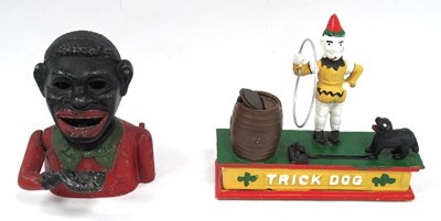 Lot 1412 - Late XX Century 'Trick Dog' Novelty Money Box,...
