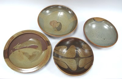 Lot 1223 - Studio Pottery Bowl Stamped 'ES' Featuring...