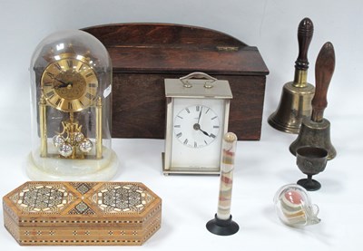 Lot 1339 - Two Brass Hand Bells, Acctim and Metamec...