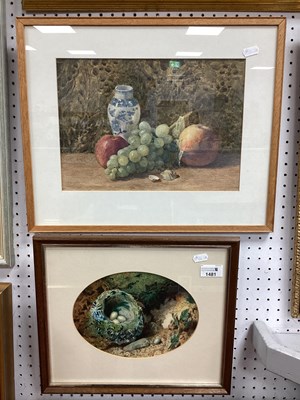 Lot 1481 - Samuel Oscroft, still life of fruit,...