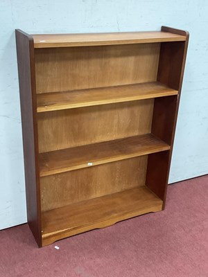 Lot 1506 - Teak Freestanding Bookcase 80cm wide.