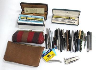 Lot 1316 - Writing Pens - Conway Stewart, Parker, Burnham,...