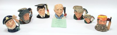 Lot 1219 - Royal Doulton Character Jugs 'Johnners',...