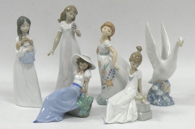 Lot 1184 - A Collection of Boxed Nao Figurines to Include...