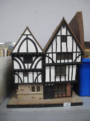 Lot 1123 - Dolls House, Tudor effect, illuminated, 40cm...
