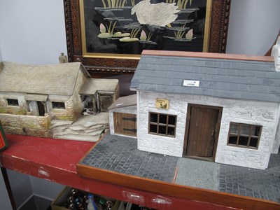 Lot 1036 - Model of Starboard Cottage on Cobbled Base,...