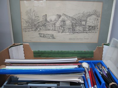 Lot 1014 - Yvonne Winkfield 1973 Pen and Ink Picture of...