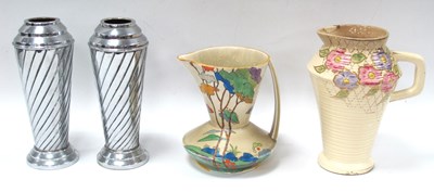 Lot 1261 - James Kent 'Cydonia' Art Deco Jug Vase, 19cm...