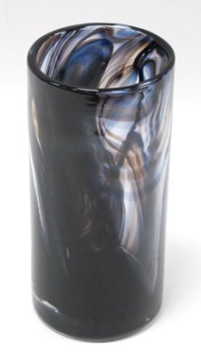 Lot 1245 - Whitefriars large purple cylindrical streaky...