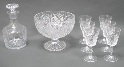 Lot 1260 - Edinburgh Crystal Decanter and Six Stem...