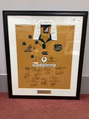 Lot 1449 - Australia Rugby Union 2004 Touring team signed...