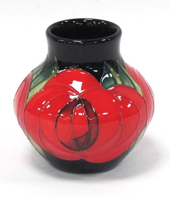 Lot 1292 - A Moorcroft Pottery Vase, painted in the 'Red...