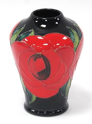 Lot 1293 - A Moorcroft Pottery Vase, painted in the 'Red...