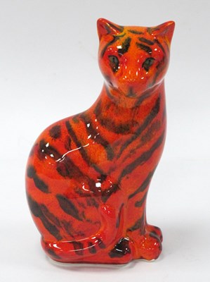 Lot 1281 - Anita Harris Glazed Fusion Tortoiseshell Cat...