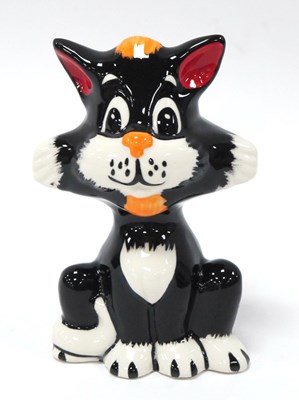 Lot 1285 - Lorna Bailey Inky the Cat 13cm tall.