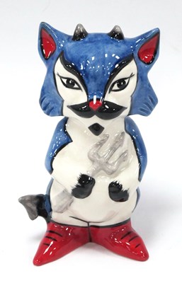 Lot 1283 - Lorna Bailey Mephisto Devil Cat 14cm tall.
