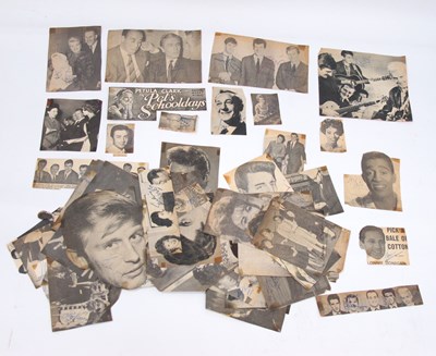 Lot 1325 - Autographs on Press Cuttings - Sammy Davis...