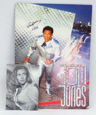 Lot 1355 - Honor Blackman Autograph, blue pen signed on...