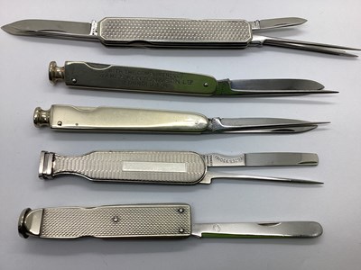 Lot 352 - Smoker's Folding Pocket Knives, including...