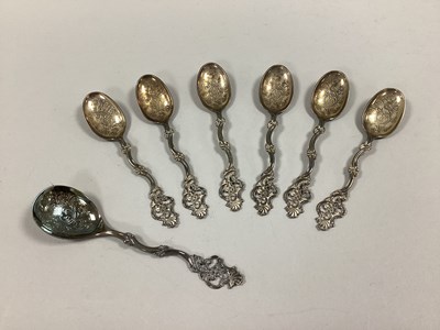 Lot 94 - Th. Marthinsen; A Set of Six Decorative...