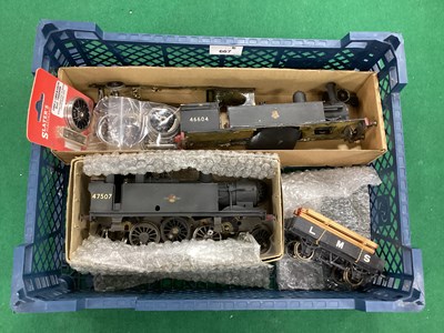 Lot 667 - Two part-built 0 gauge kit locomotives: an...
