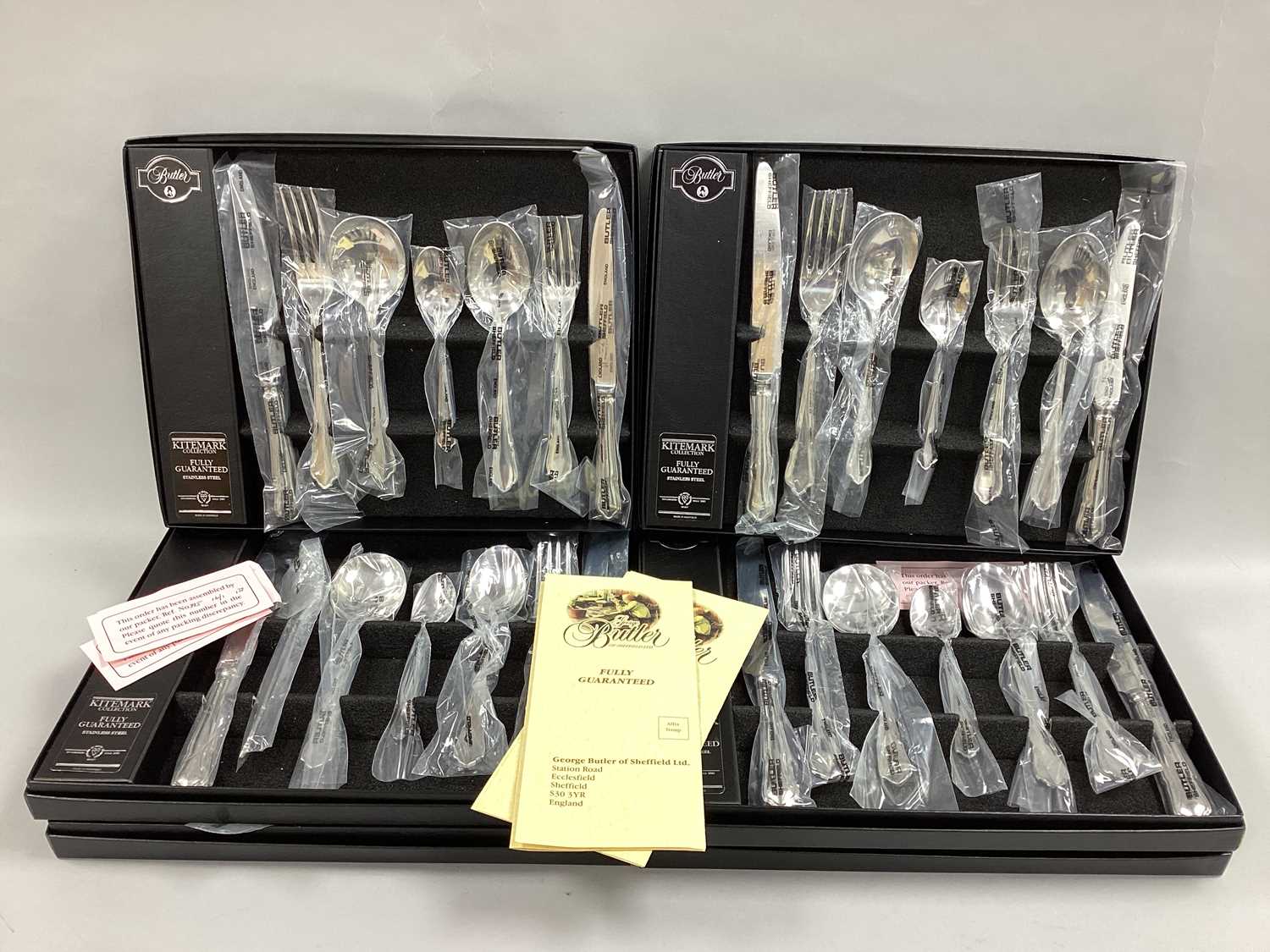 Lot 32 - Six Boxed Sets of George Butler (Sheffield)...