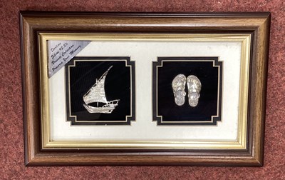 Lot 21 - Kohinoor Crafts Framed and Glazed Keepsake,...