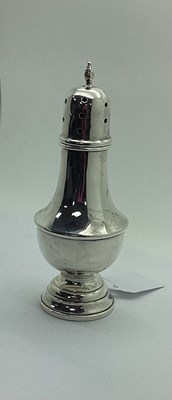 Lot 88 - A Hallmarked Silver Sugar Caster, Birmingham...